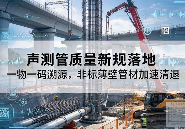 张家川声测管质量新规落地，一物一码溯源，非标薄壁管材加速清退