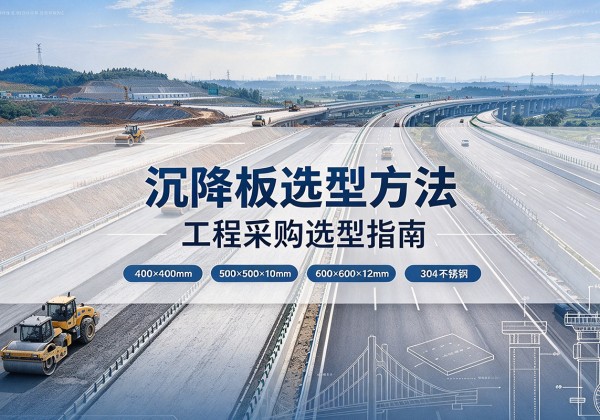 张家川沉降板选择方法